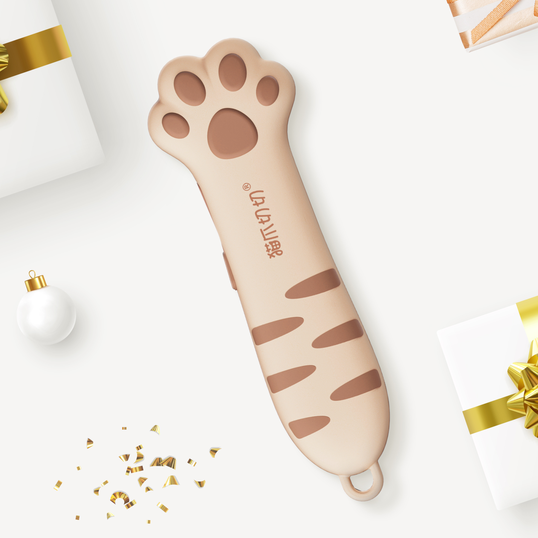 Meowkit Cute Cat Claw Box Cutter – Mocha Brown