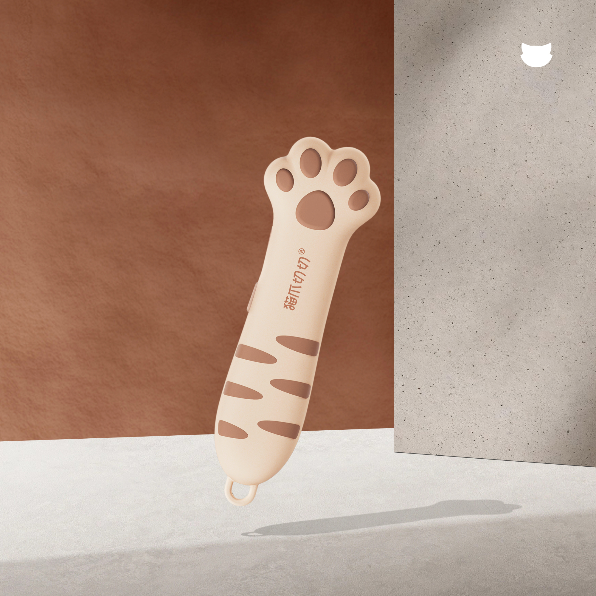 MEOWKIT Retractable Cat Paw Box Cutter – Safe One-Button Slide