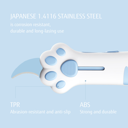 Meowkit Cute Cat Claw Box Cutter – Sky Blue