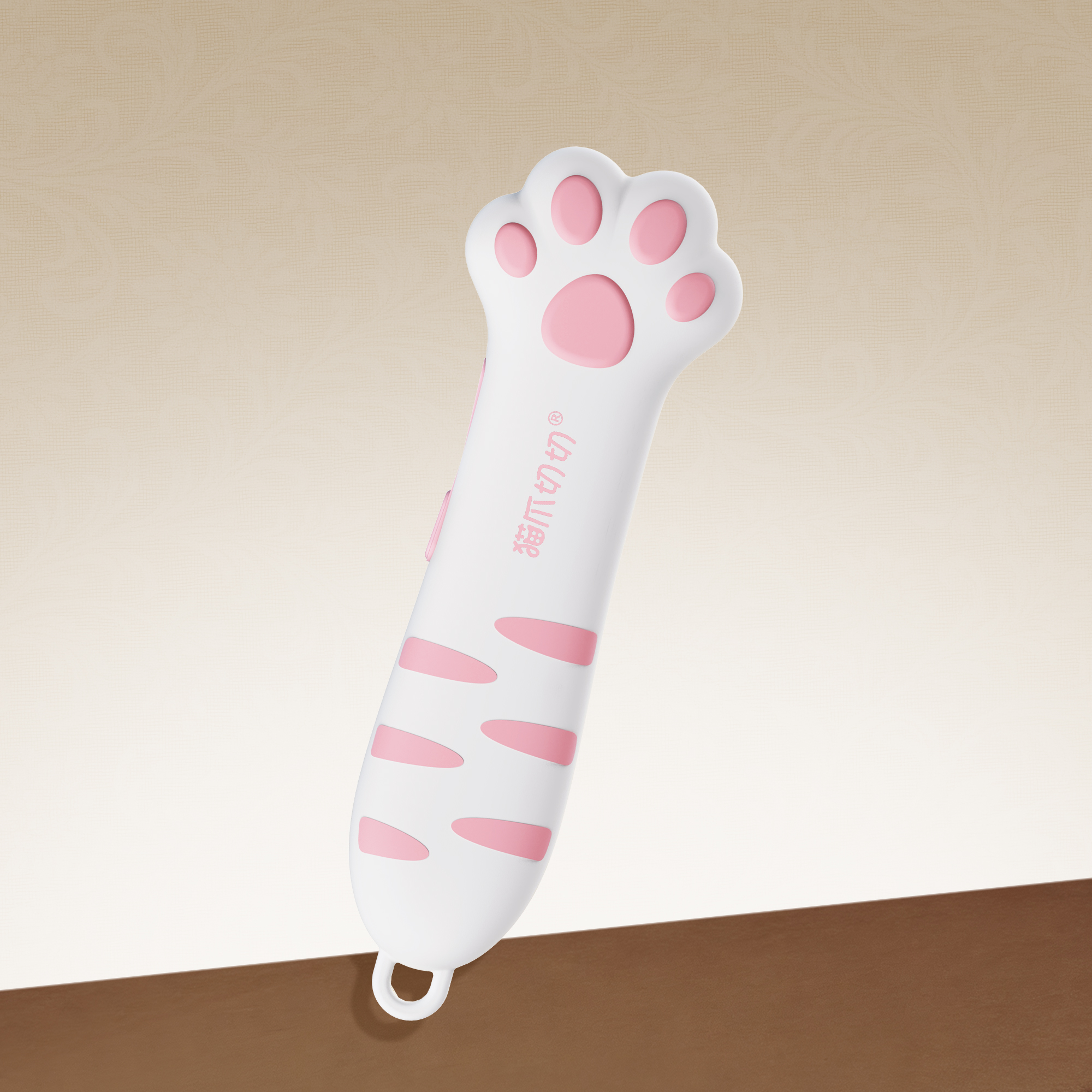 MEOWKIT Retractable Cat Claw Box Cutter – Safe One-Button Slide (Sakura pink)