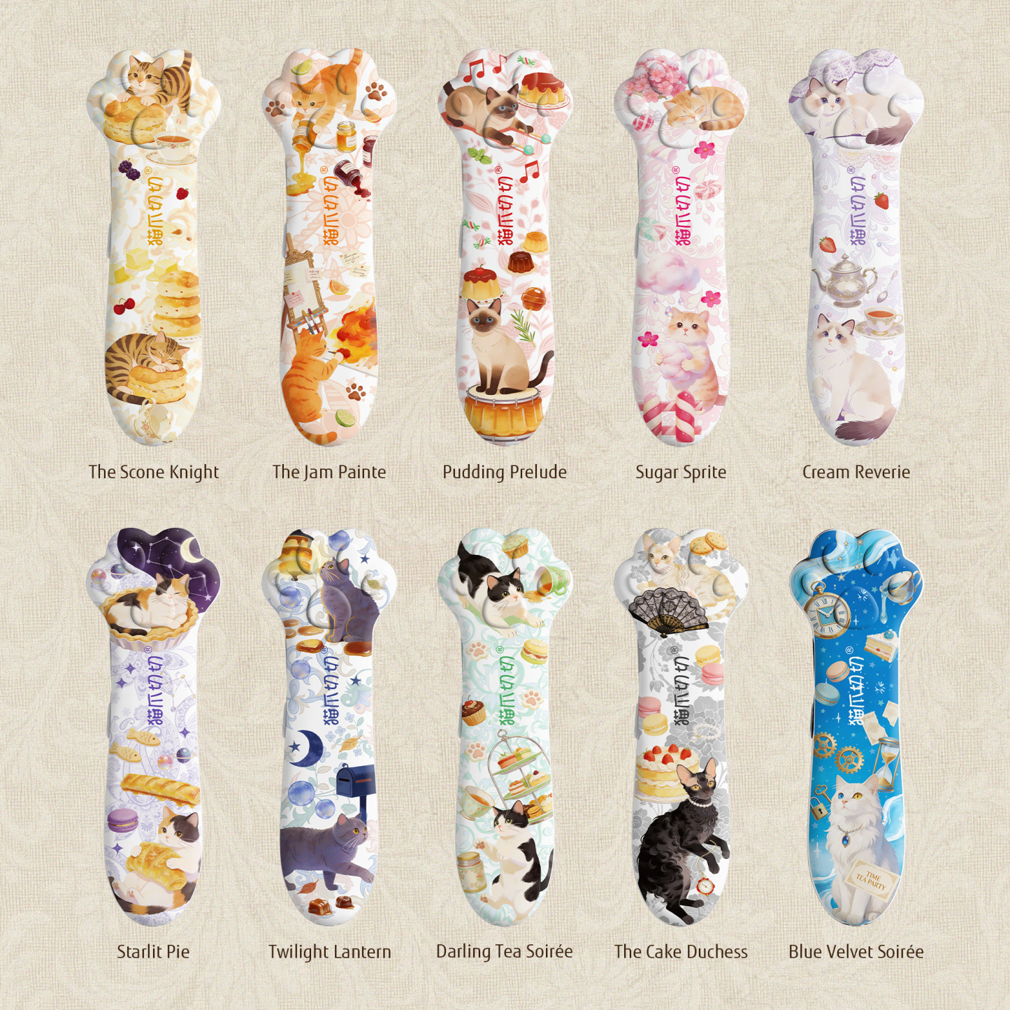 Meowkit Cat Paw Box Cutter Mystery Box - Vintage Tea Patisserie Collection