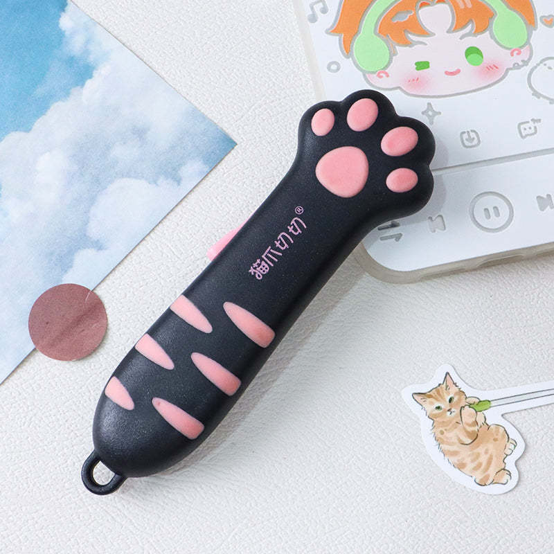 Meowkit Retractable Cat Claw Knife Cute Cat Box Cutter