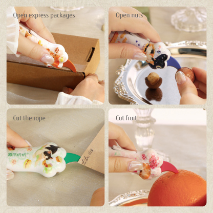 Meowkit Cat Paw Box Cutter Mystery Box - Vintage Tea Patisserie Collection