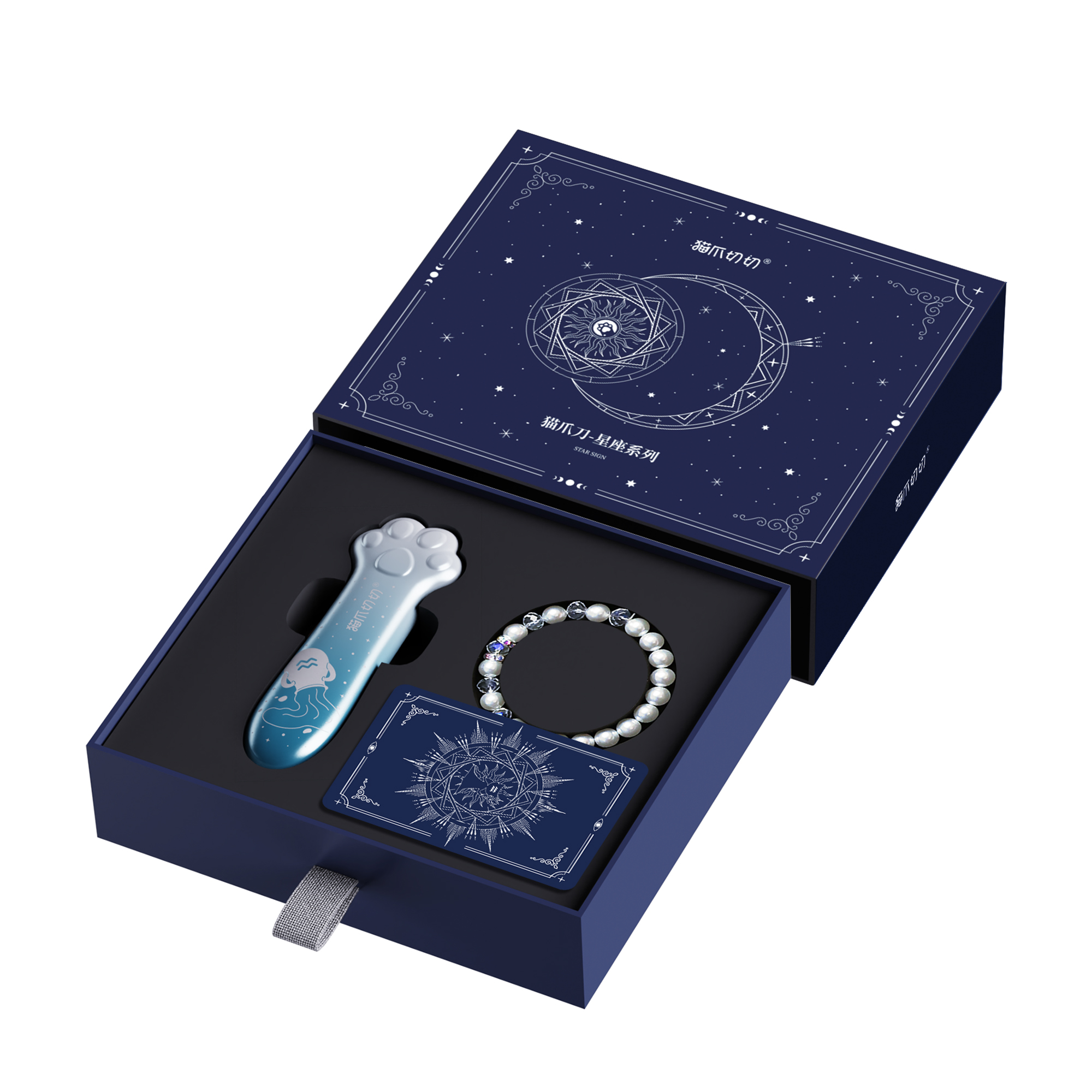 Meowkit Cat Paw Metal Cutter Gift Set – 12 Astrology-Inspired Designs with Premium Full-Steel Casing, Built to Last