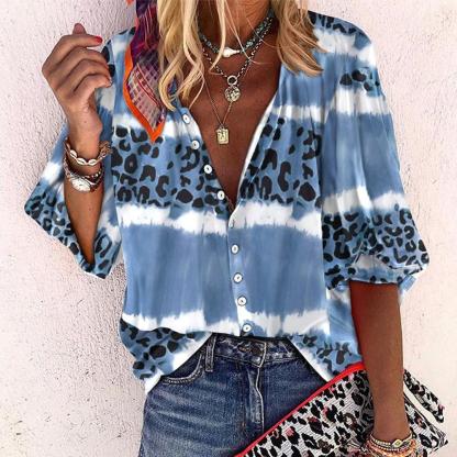 Special Blue Print Top
