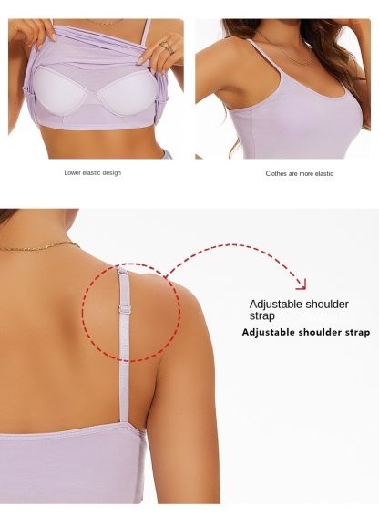 Plus Size Underwired Padded Sling Bottoming Shirt
