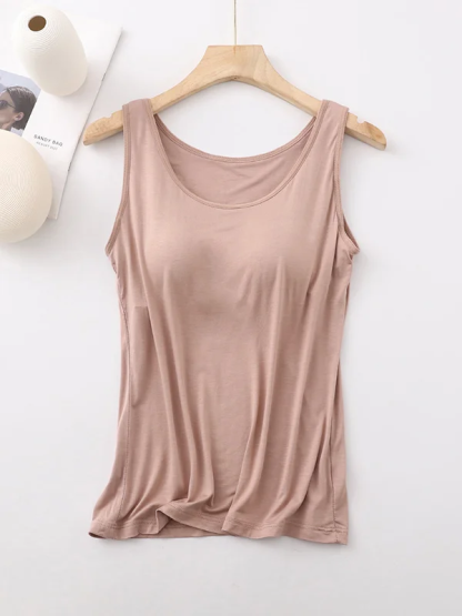 Casual Crew Neck Loose Tank Top