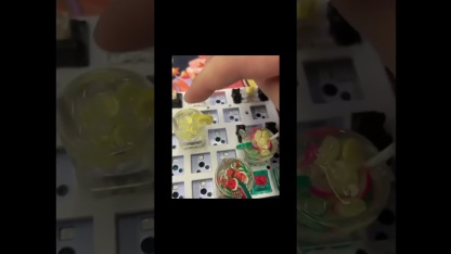 KeycapGuru Kiwi Fruit Lemonade Tea Artisan Keycap