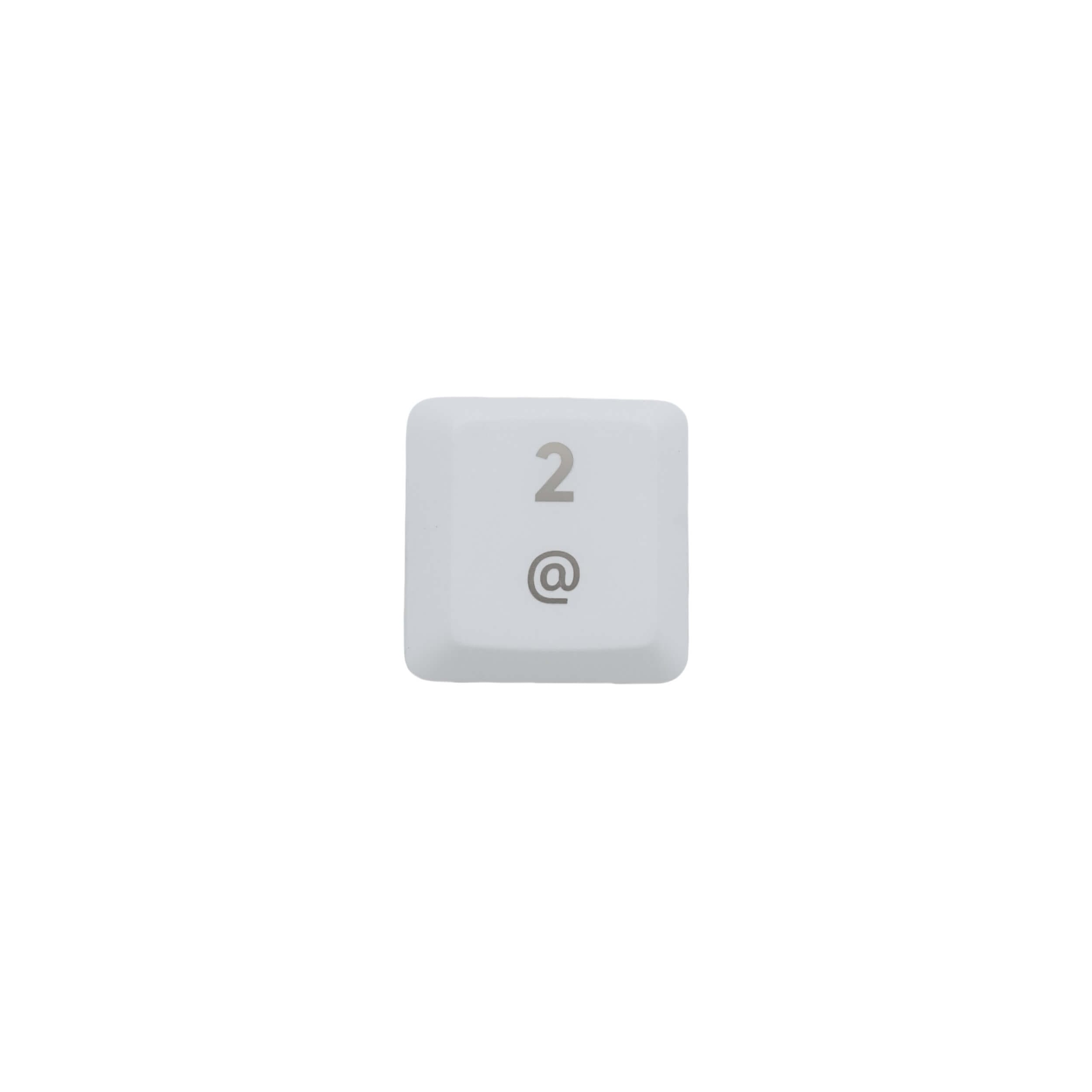 KeycapGuru "2 / @" Replacement Keycap for Logitech G915 / G913 / G815 / G813 Low Profile Mechanical Keyboards, White