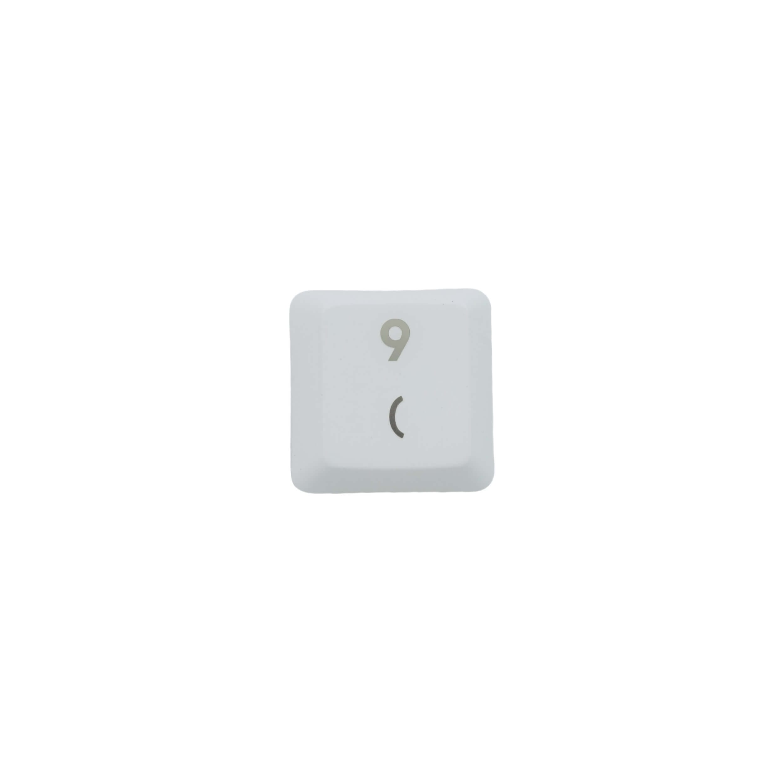 KeycapGuru "9 / (" Replacement Keycap for Logitech G915 / G913 / G815 / G813 Low Profile Mechanical Keyboards, White