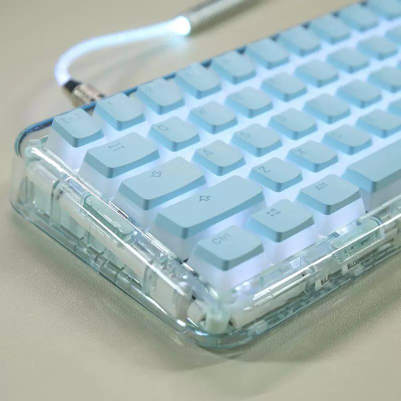 KeycapGuru OEM Pudding Keycap Set - PBT+PC, 129 Keys