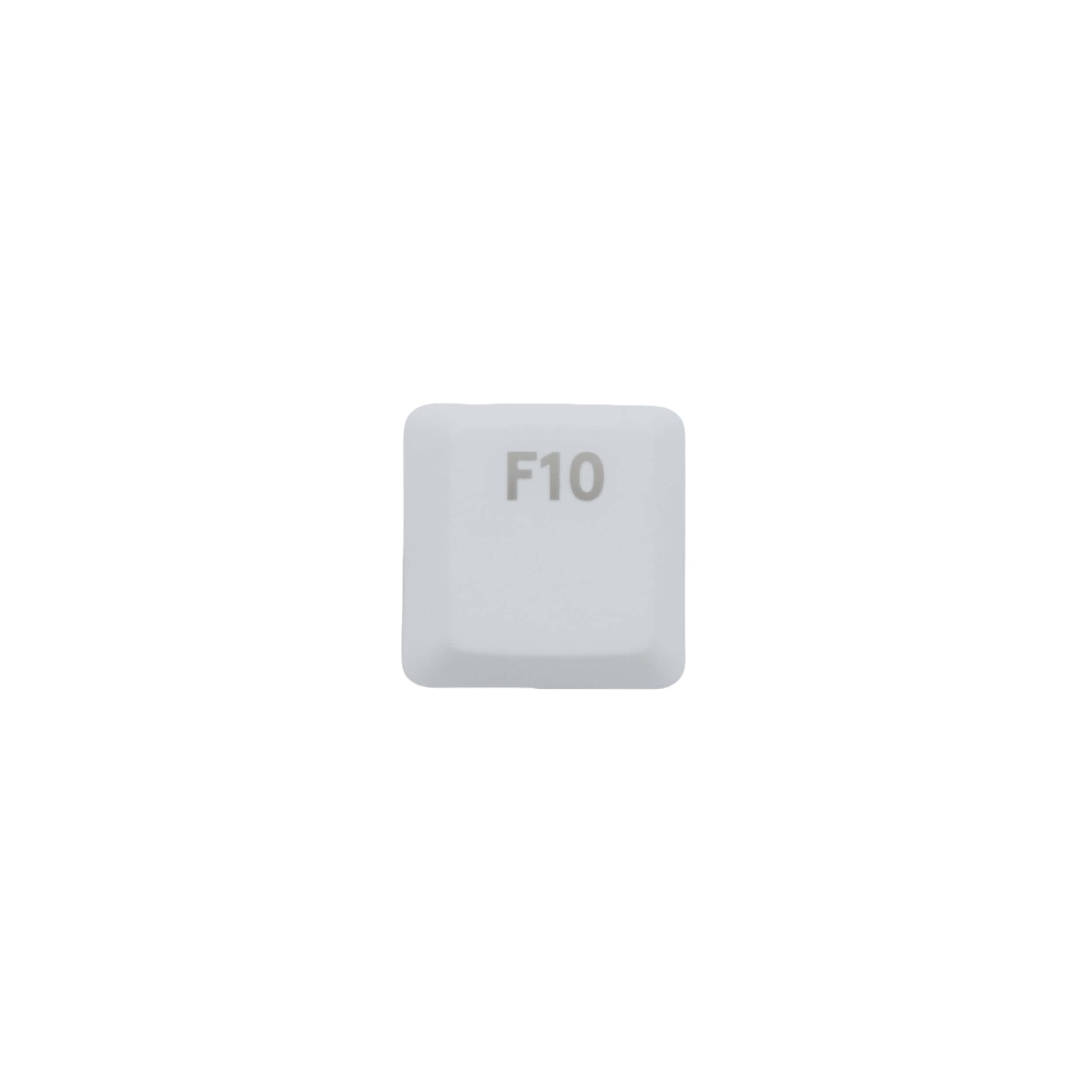 KeycapGuru "F10" Replacement Keycap for Logitech G915 / G913 / G815 / G813 Low Profile Mechanical Keyboards, White
