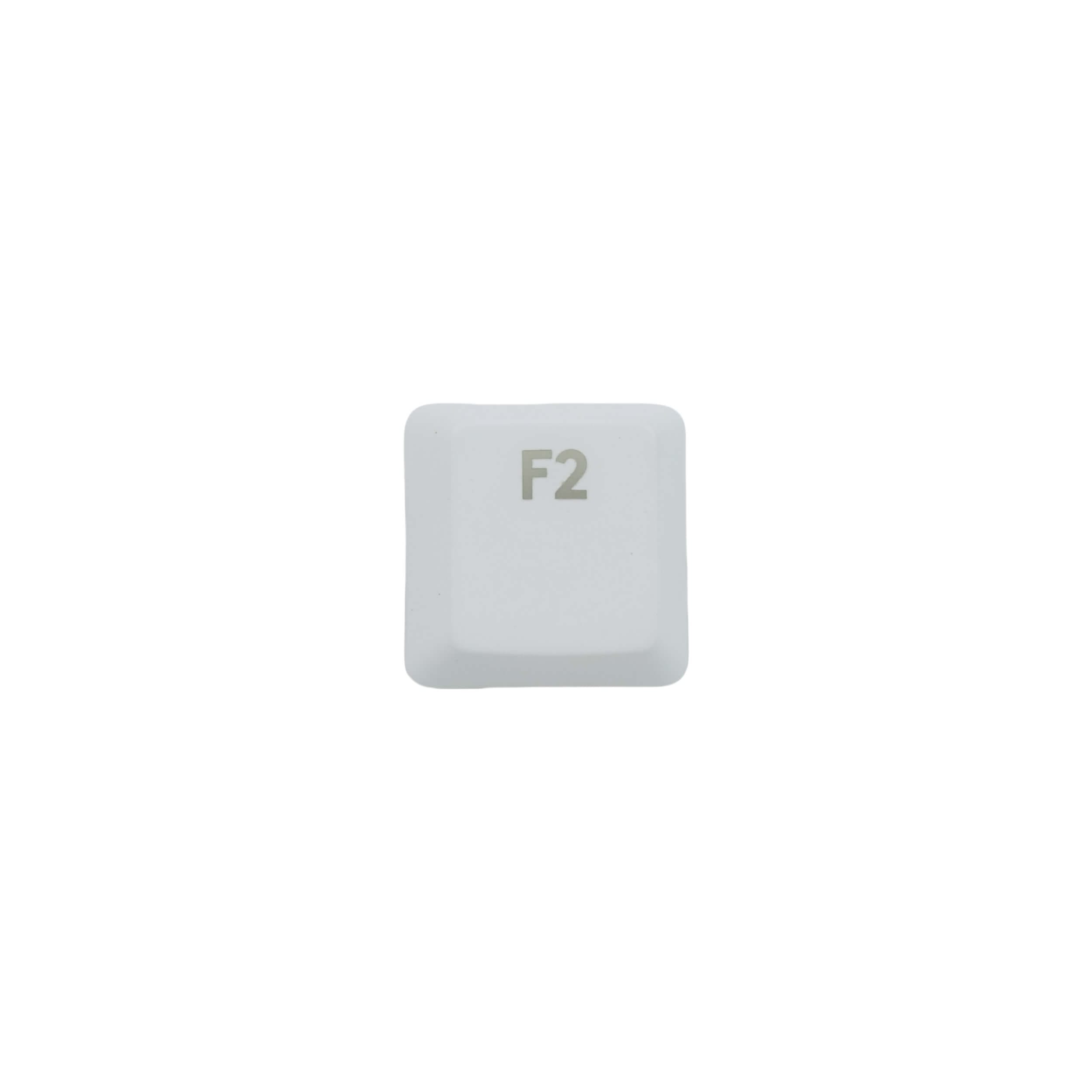 KeycapGuru "F2" Replacement Keycap for Logitech G915 / G913 / G815 / G813 Low Profile Mechanical Keyboards, White