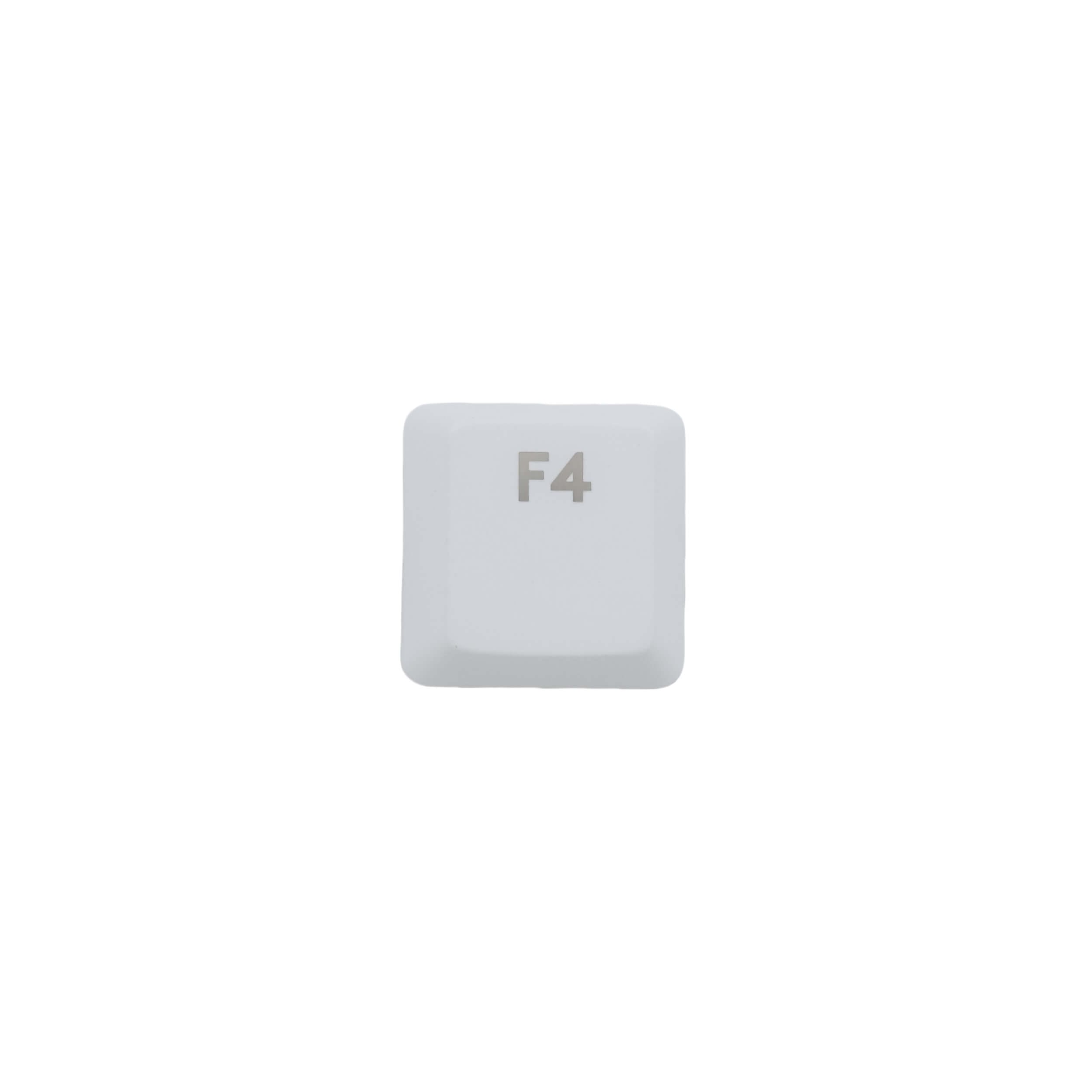 KeycapGuru "F4" Replacement Keycap for Logitech G915 / G913 / G815 / G813 Low Profile Mechanical Keyboards, White