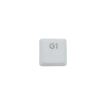 KeycapGuru "G1" Replacement Keycap for Logitech G915 / G913 / G815 / G813 Low Profile Mechanical Keyboards, White