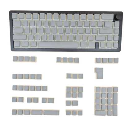 KeycapGuru OEM Pudding Keycap Set - PBT+PC, 129 Keys