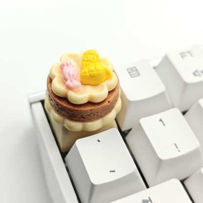 KeycapGuru Chocalate Cake Artisan Keycap