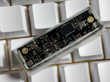 KeycapGuru Circuit Board Translucent Resin Artisan Keycap - Black, OEM R1, 2.75U