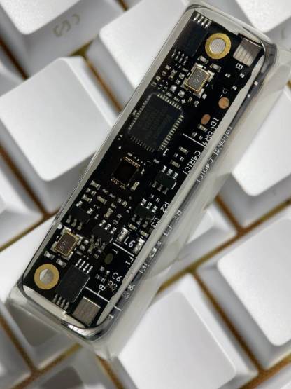 KeycapGuru Circuit Board Translucent Resin Artisan Keycap - Black, OEM R1, 2.75U