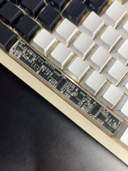 KeycapGuru Circuit Board Translucent Resin Artisan Keycap - Black, OEM R1, 6.25U
