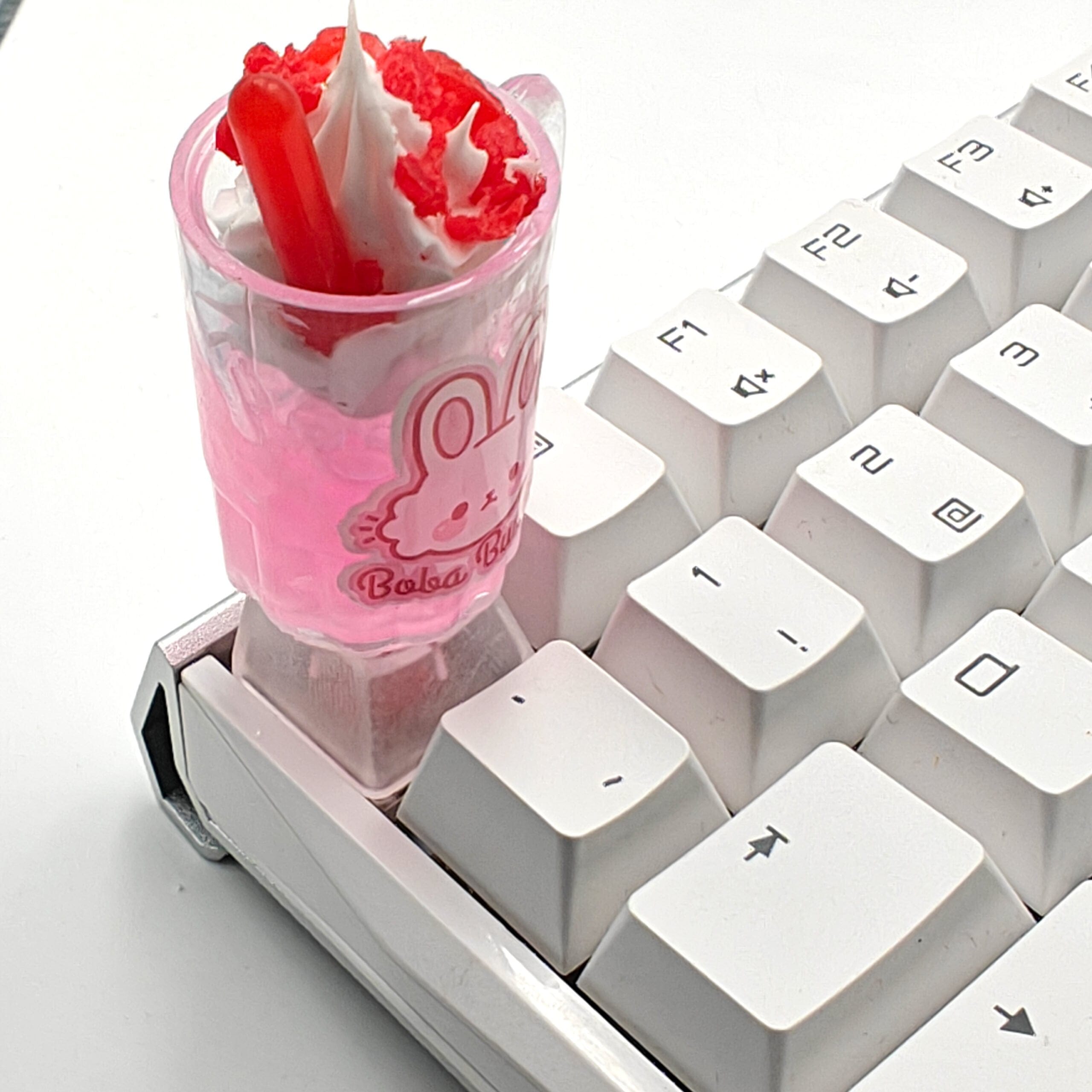 KeycapGuru Ice Cream Drink with Mug Artisan Keycap