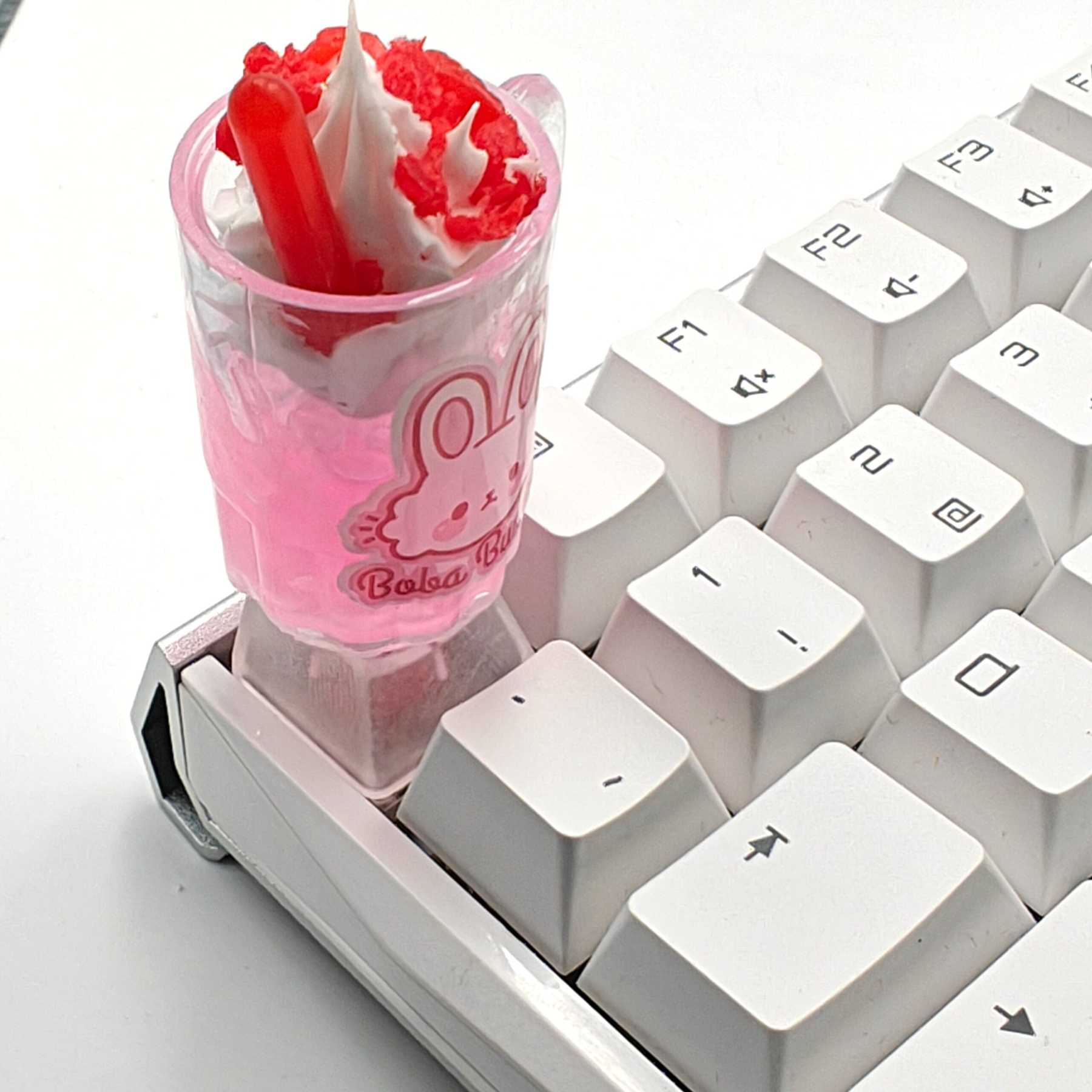 KeycapGuru Ice Cream Drink with Mug Artisan Keycap