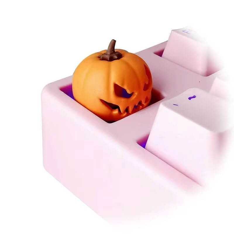KeycapGuru Jack O'Lantern Pumpkin Head Artisan Keycap
