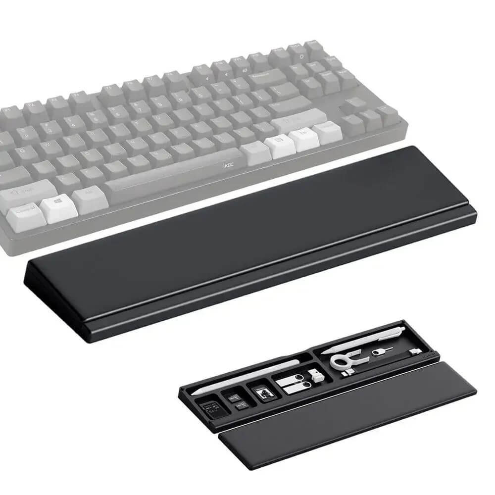 KeycapGuru Keyboard Wrist Rest with Storage Space