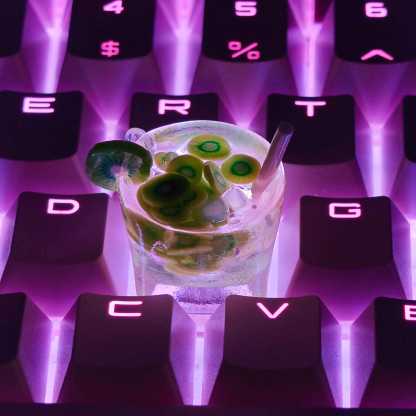KeycapGuru Kiwi Fruit Lemonade Tea Artisan Keycap