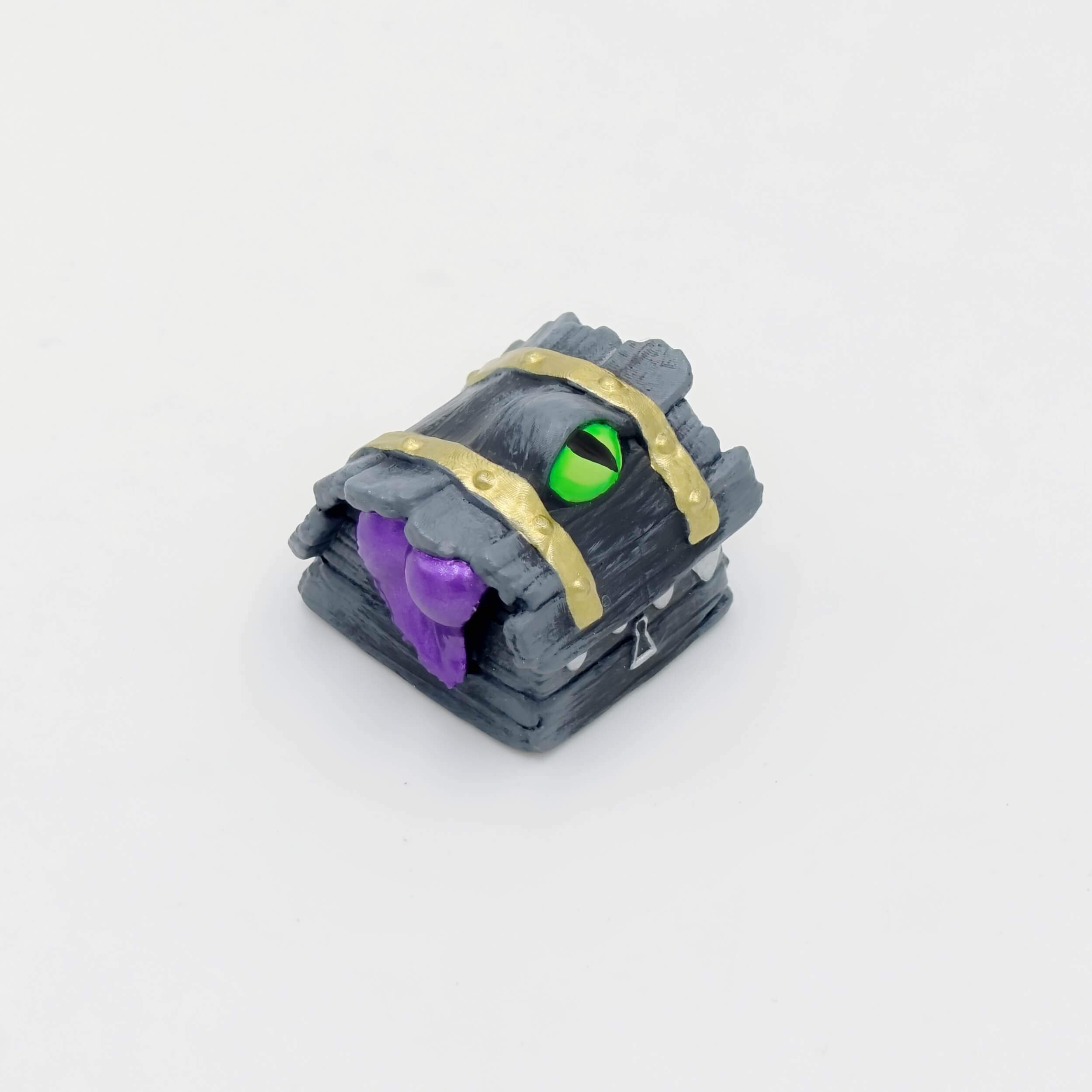 KeycapGuru Mimic Treasure Chest Monster Artisan Keycap