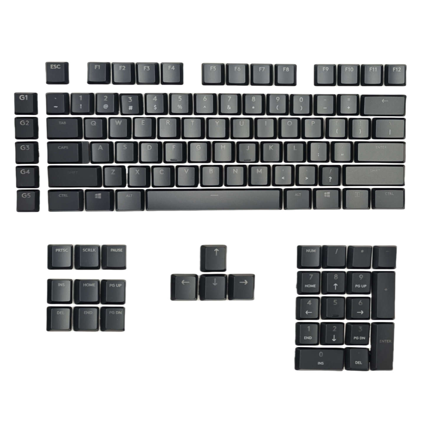 Logitech G915 Keycaps Replacement Keycap Set, ANSI, English (US), Full Size