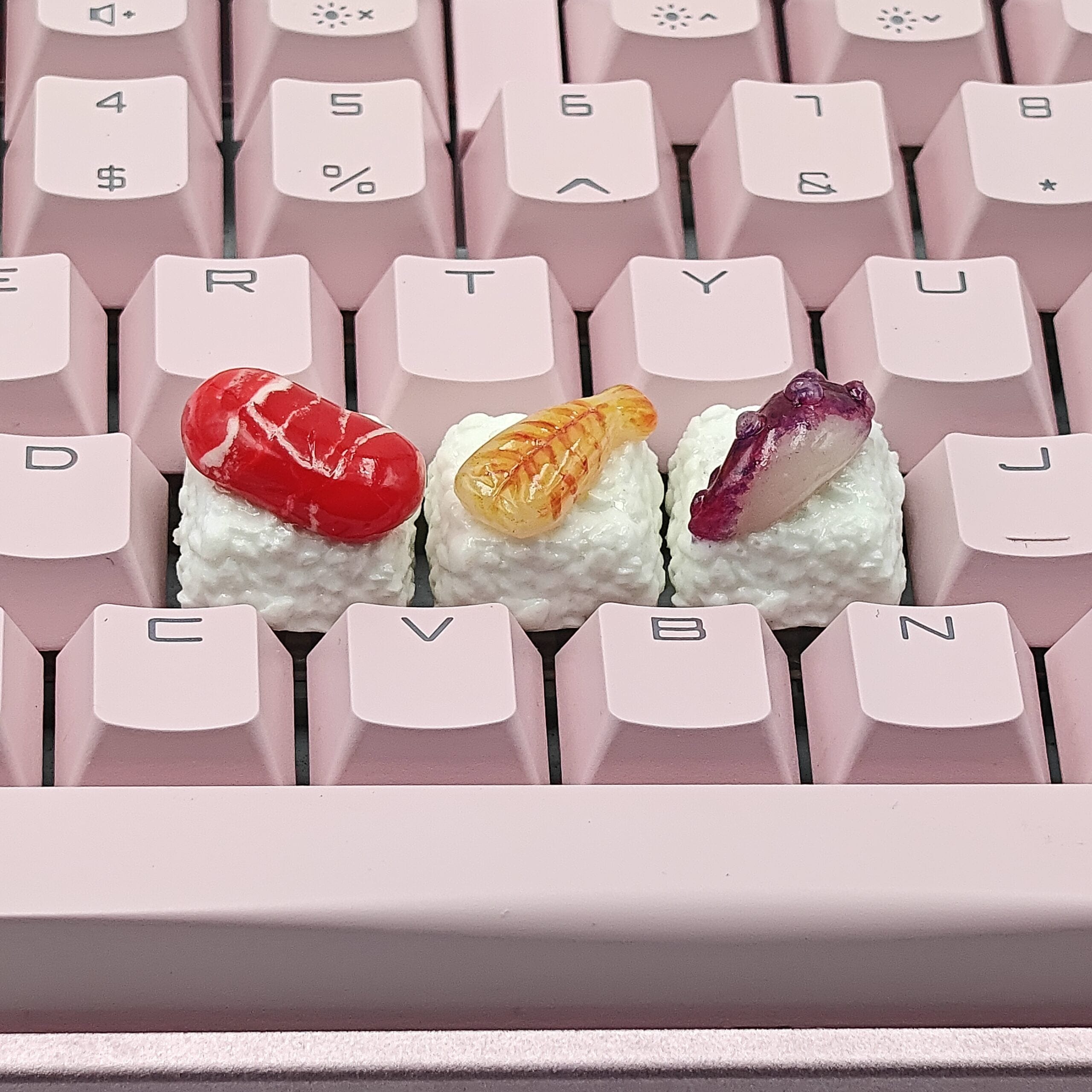 KeycapGuru Salmon Sushi Artisan Keycap - Thumbnail 3