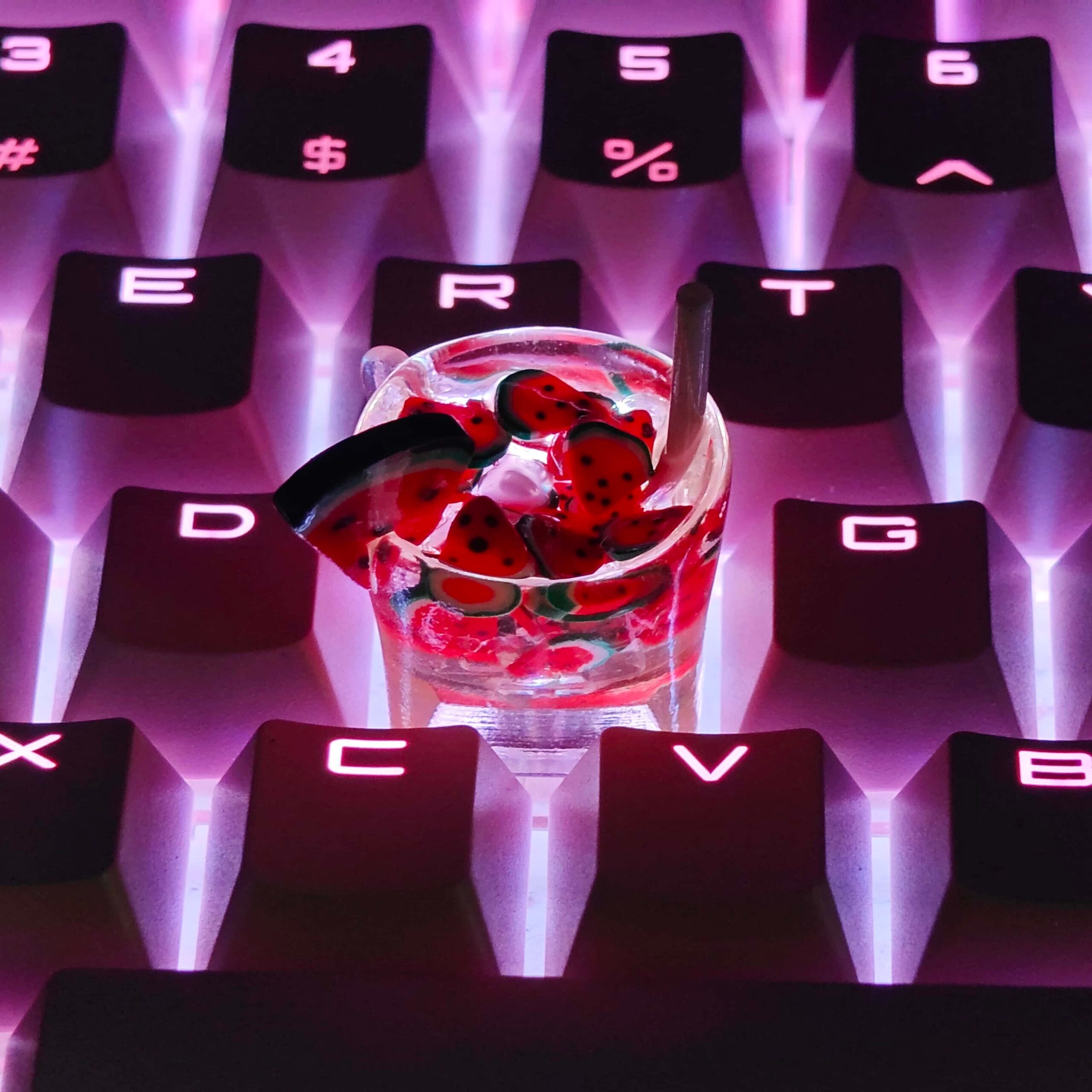 KeycapGuru Watermelon Lemonade Tea Artisan Keycap