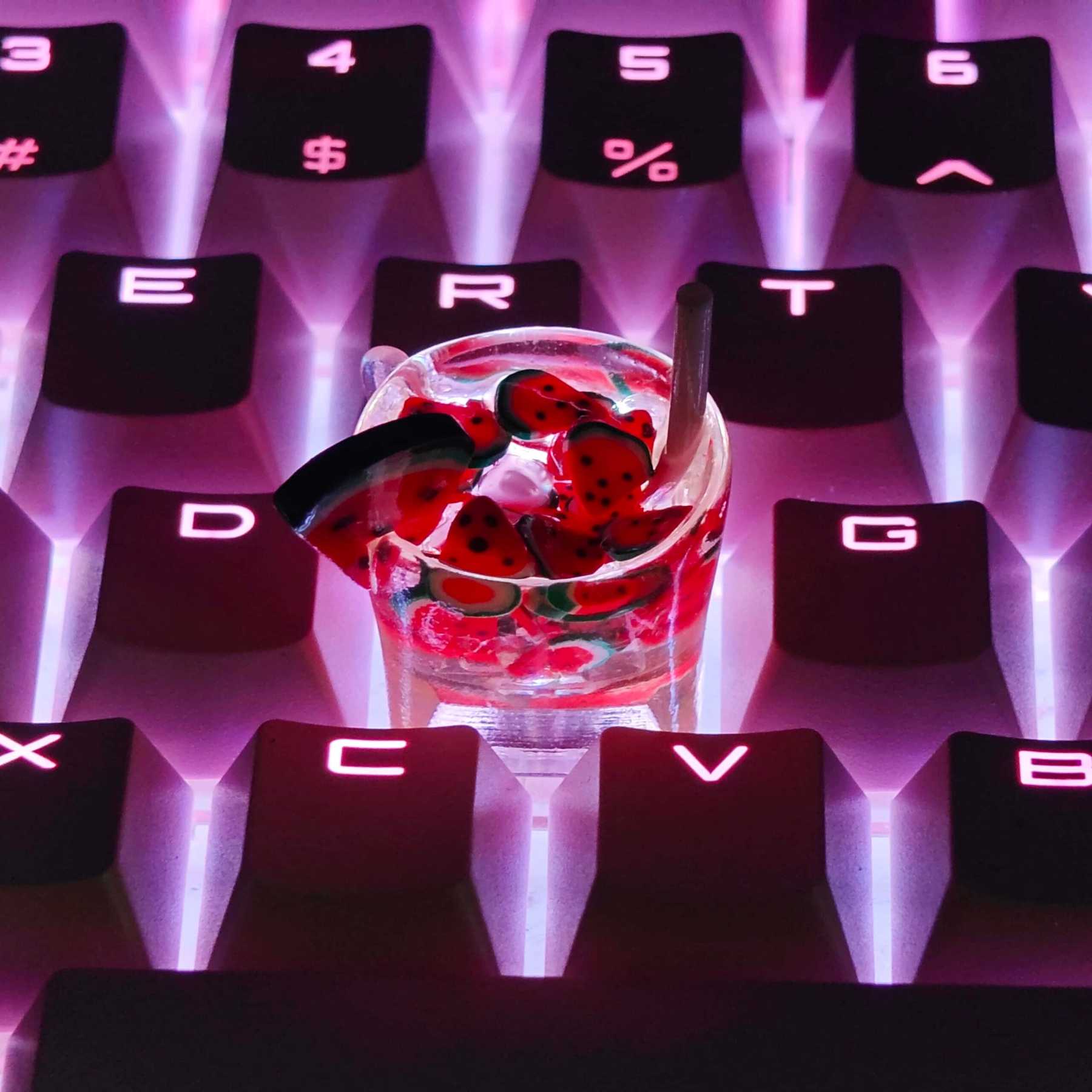 KeycapGuru Watermelon Lemonade Tea Artisan Keycap