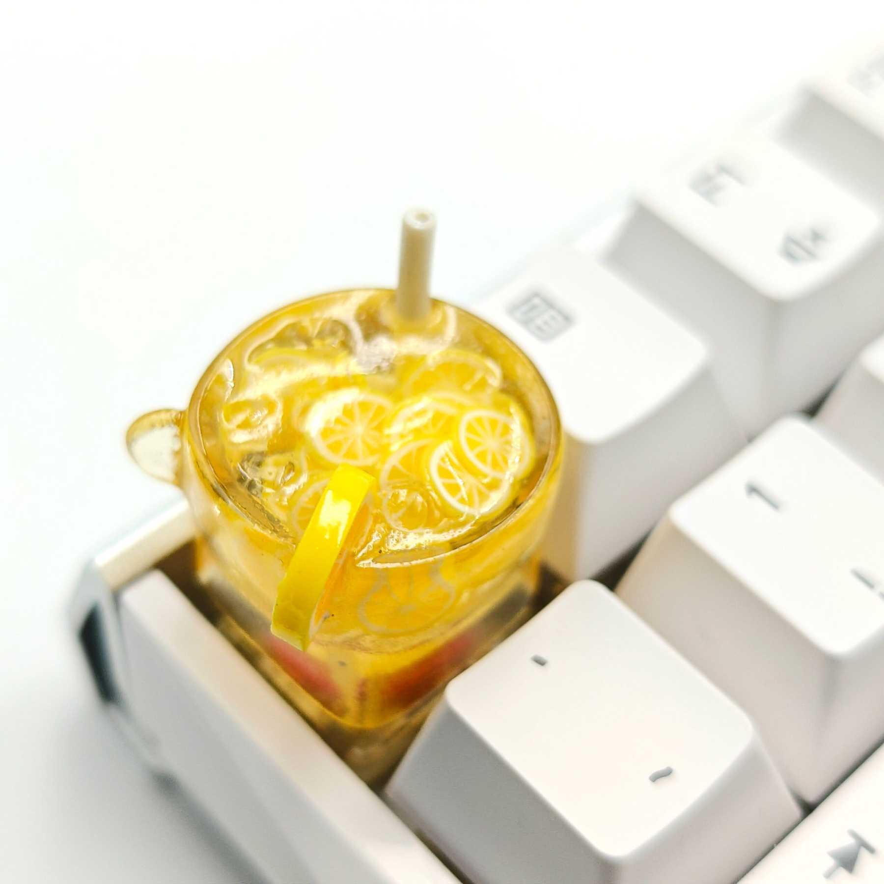 KeycapGuru Yellow Lemon Lemonade Artisan Keycap