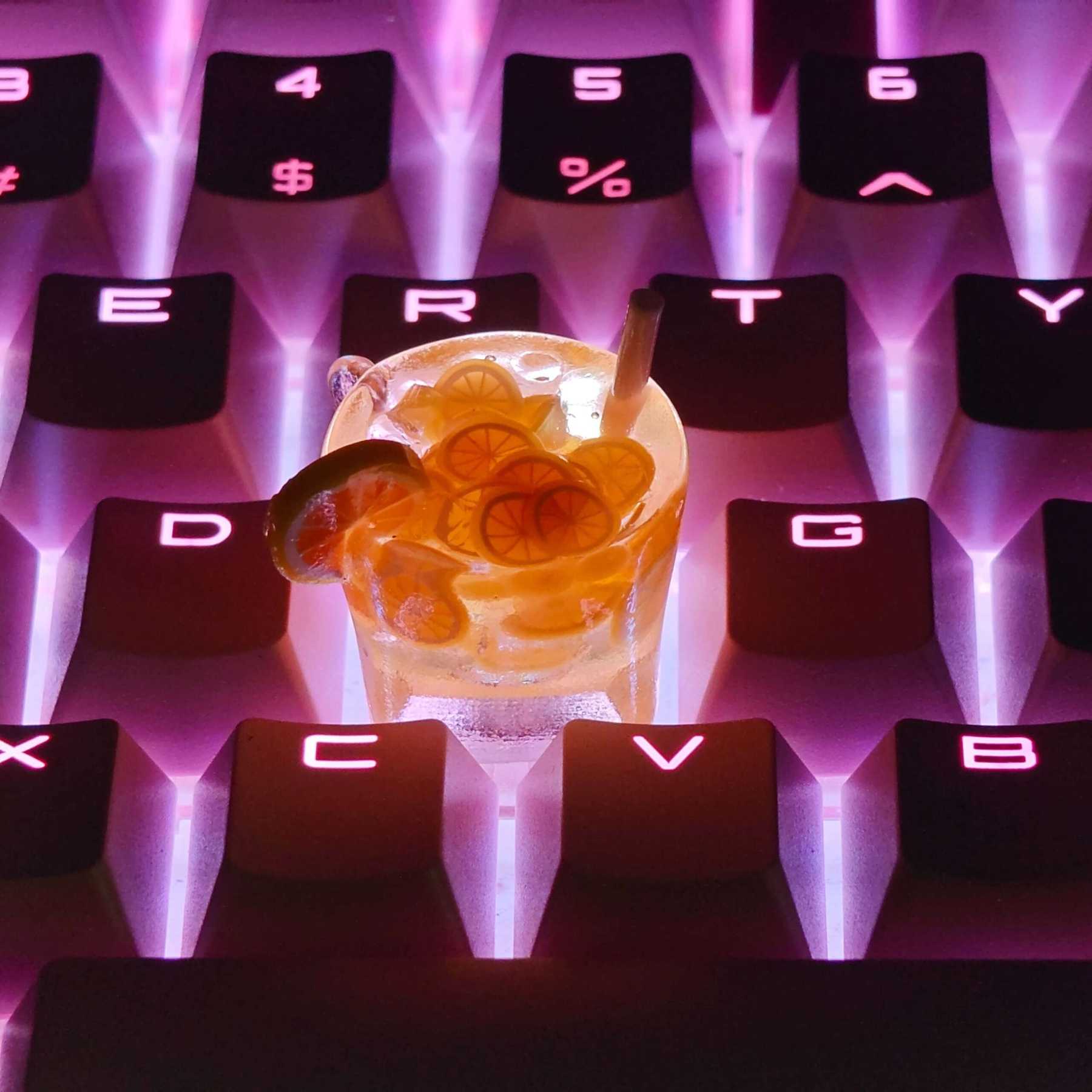 KeycapGuru Yellow Lemon Lemonade Artisan Keycap