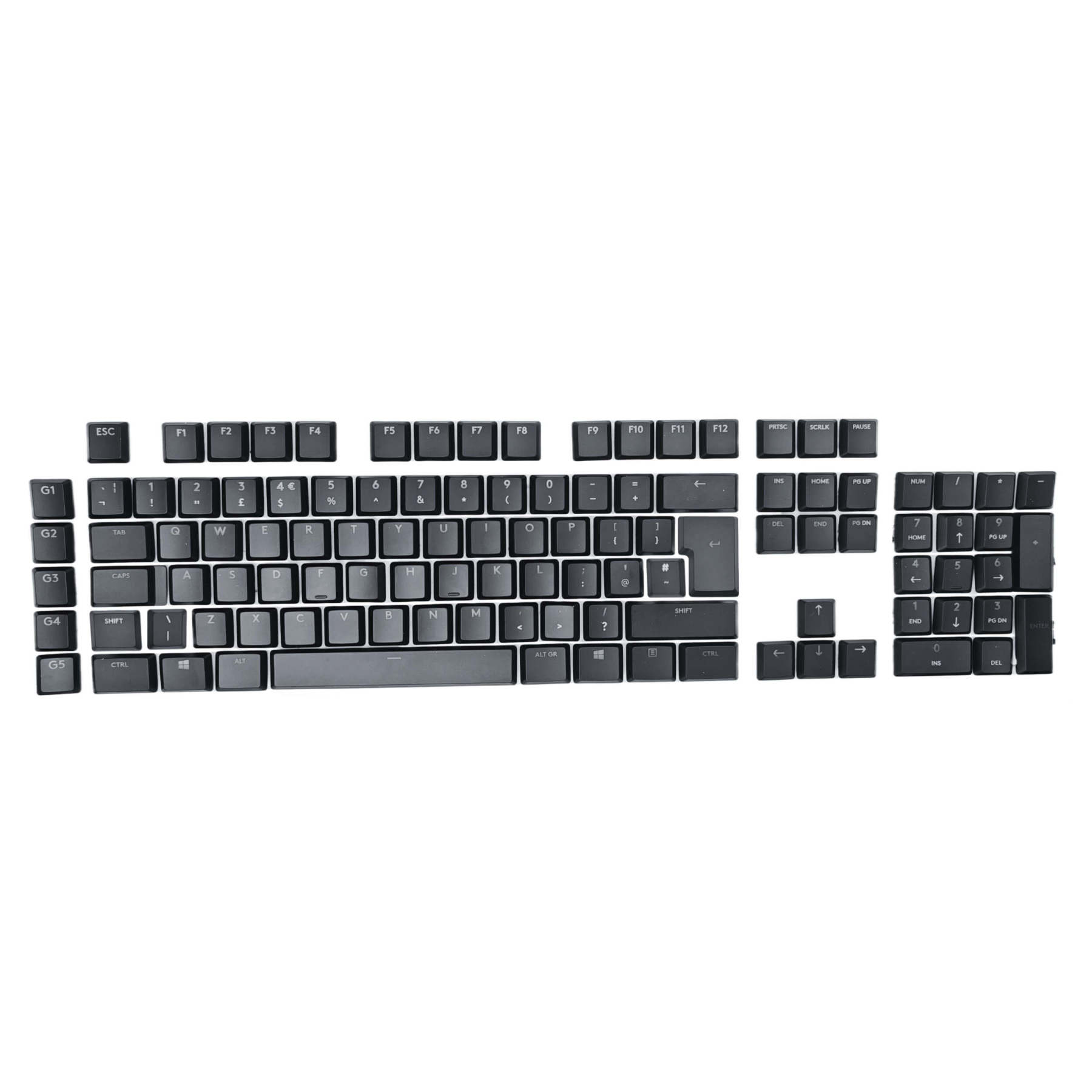 Logitech G915 Keycaps Replacement Keycap Set, ANSI, English (US), Full Size