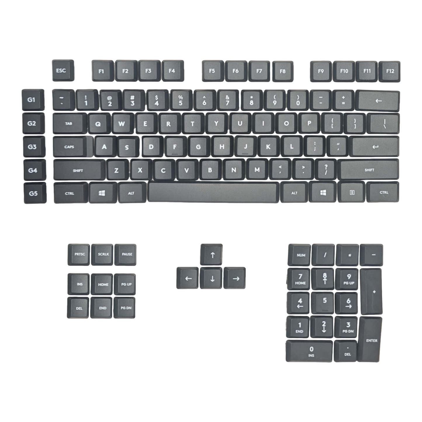 Logitech G913 Keycaps Replacement Keycap Set, ANSI, English (US), Full Size