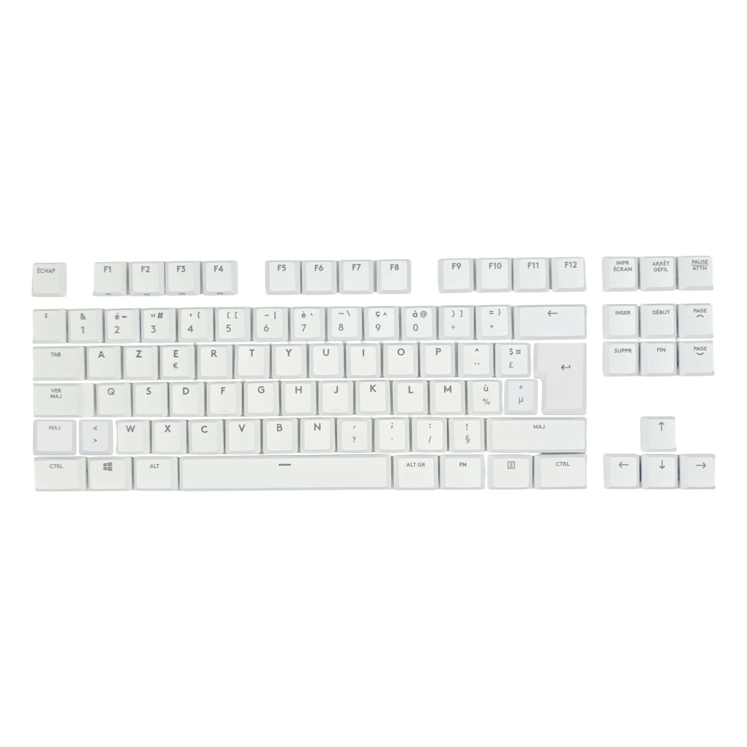 Logitech G915 TKL Keycaps Replacement Keycap Set - ABS / PBT / PC, ANSI / ISO