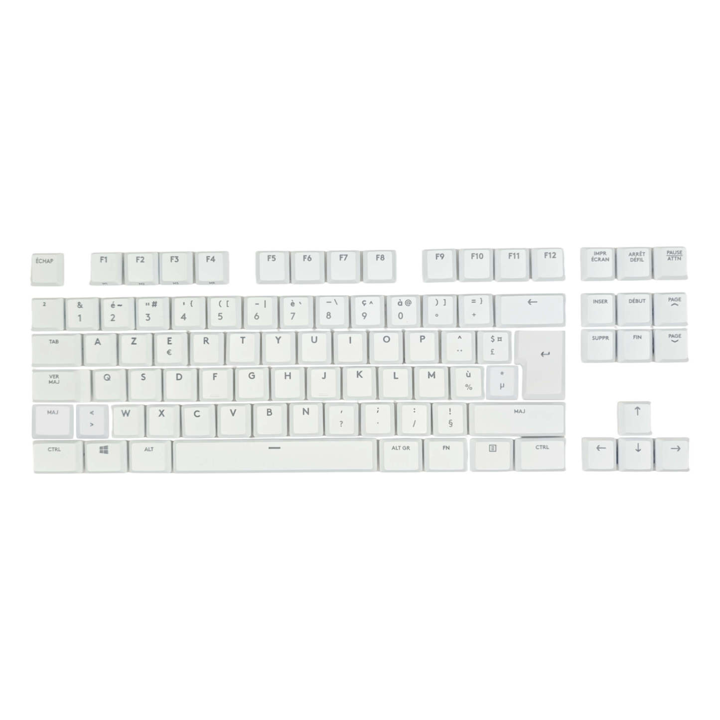 Logitech G915 TKL Keycaps Replacement Keycap Set - ABS / PBT / PC, ANSI / ISO