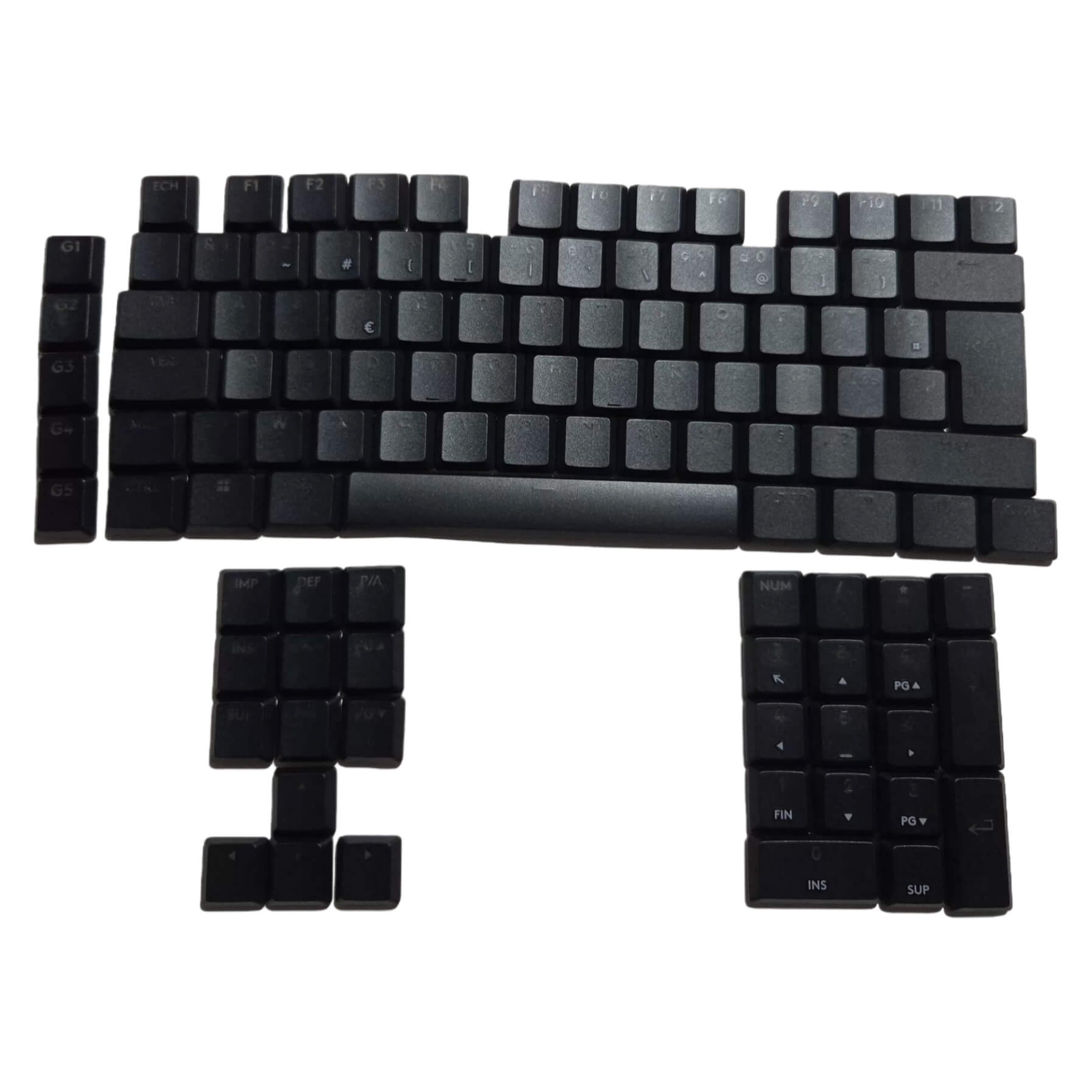 Logitech G915 X / G915 X LIGHTSPEED Keycaps Replacement Keycap Set, Full Size, English (US), PBT