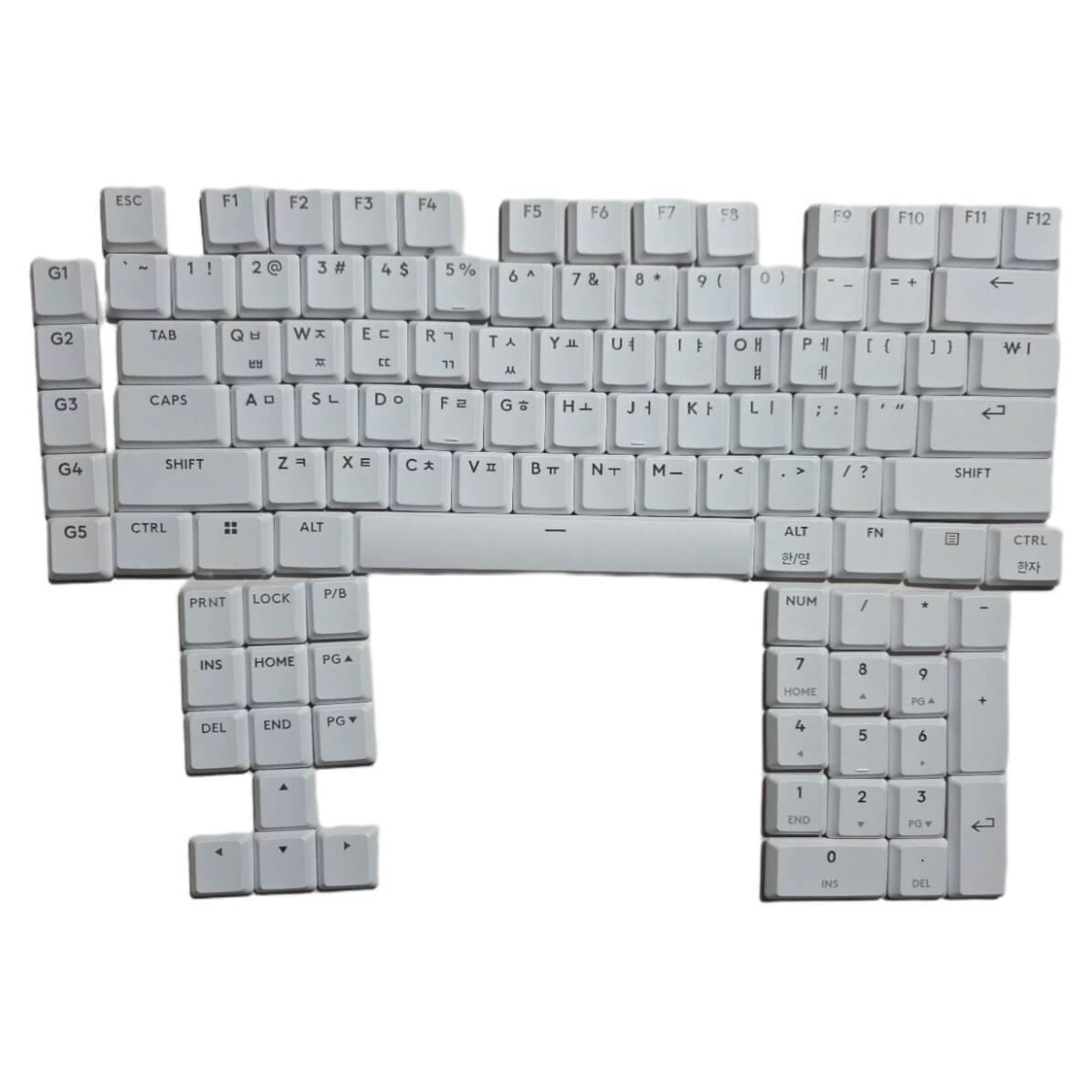 Logitech G915 X / G915 X LIGHTSPEED Keycaps Replacement Keycap Set, Full Size, English (US), PBT