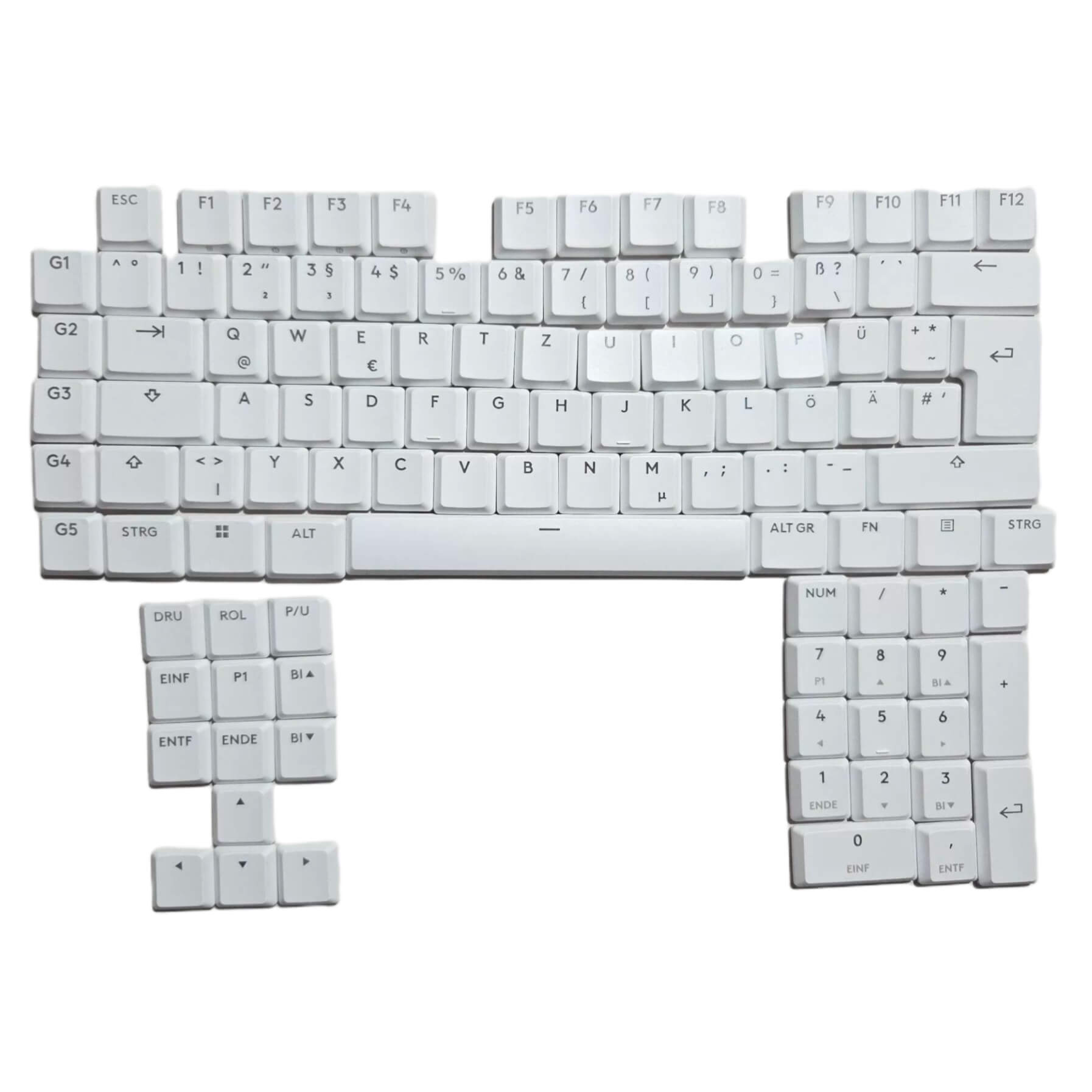 Logitech G915 X / G915 X LIGHTSPEED Keycaps Replacement Keycap Set, Full Size, English (US), PBT