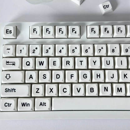KeycapGuru Minimalism MOA Keycap Sets - PBT, 113 Keys