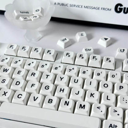 KeycapGuru Minimalism MOA Keycap Sets - PBT, 113 Keys
