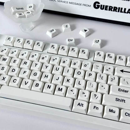 KeycapGuru Minimalism MOA Keycap Sets - PBT, 113 Keys