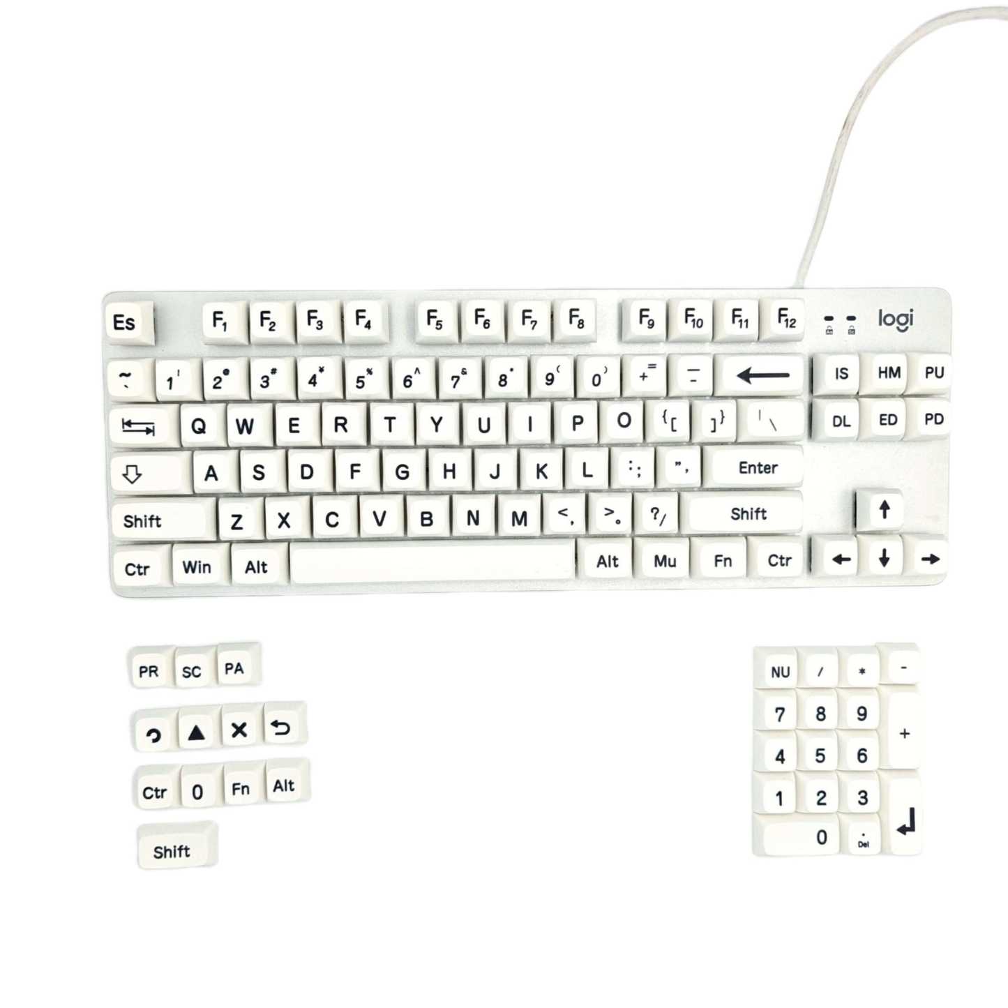KeycapGuru Minimalism MOA Keycap Sets - PBT, 113 Keys