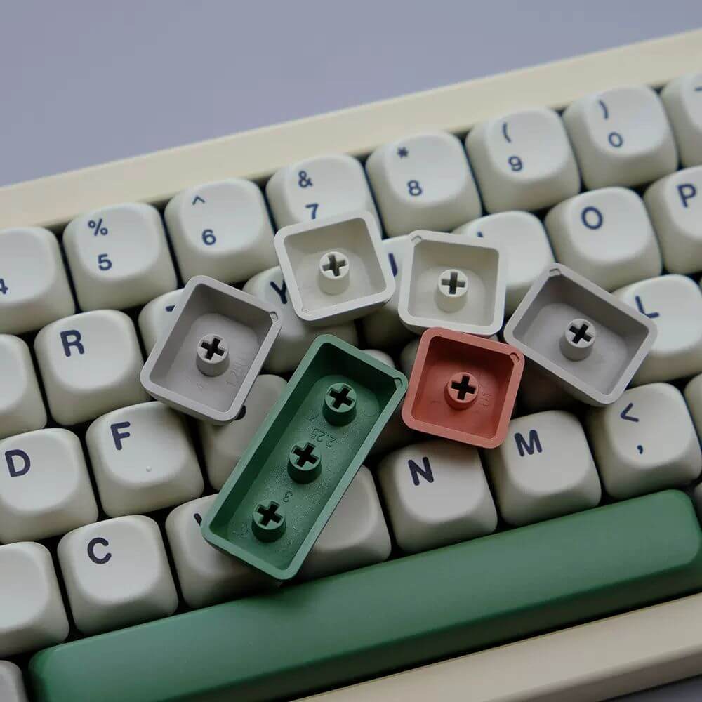 KeycapGuru Nostalgia MOA Keycap Set - PBT, 139 Keys