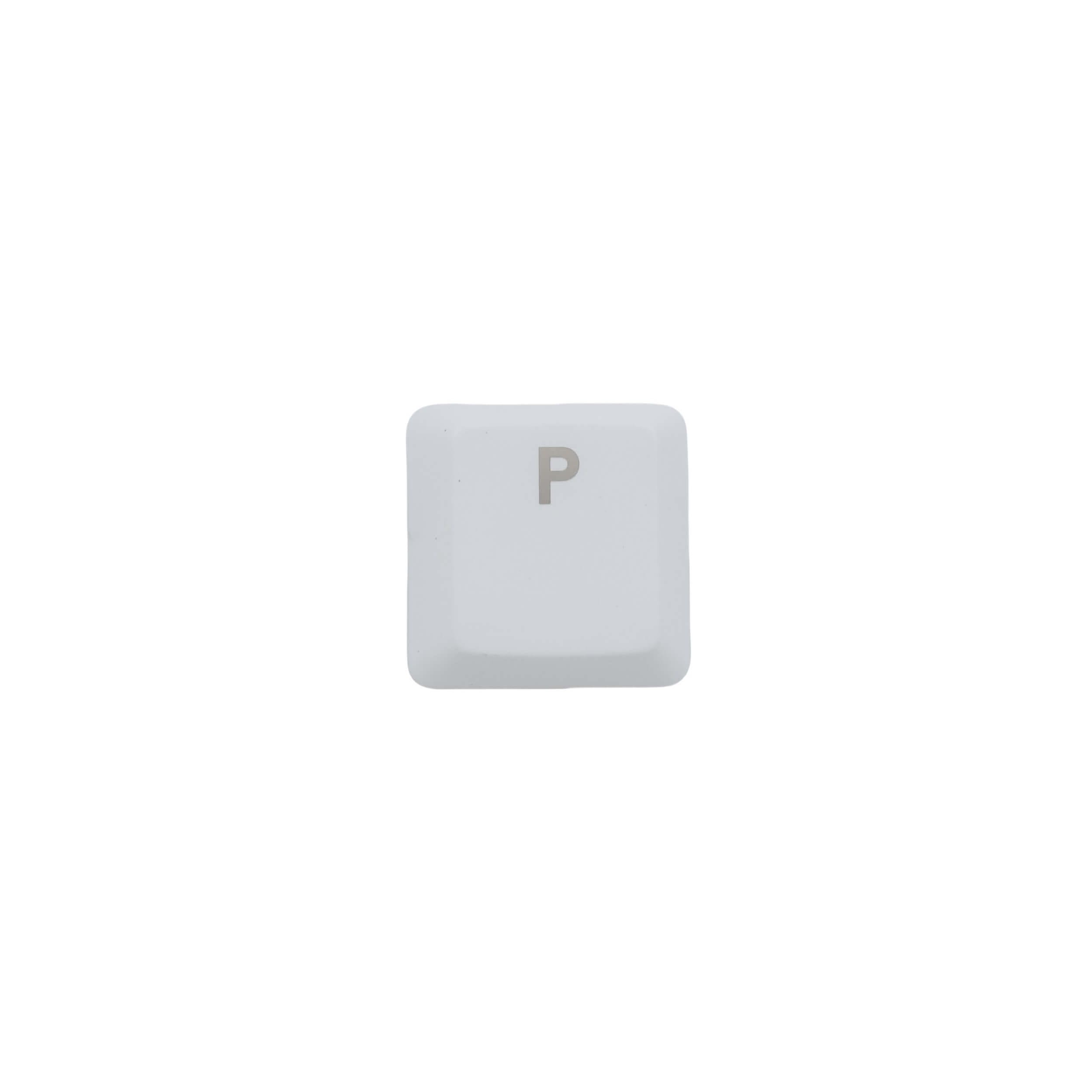 KeycapGuru "P" Replacement Keycap for Logitech G915 / G913 / G815 / G813 Low Profile Mechanical Keyboards, White