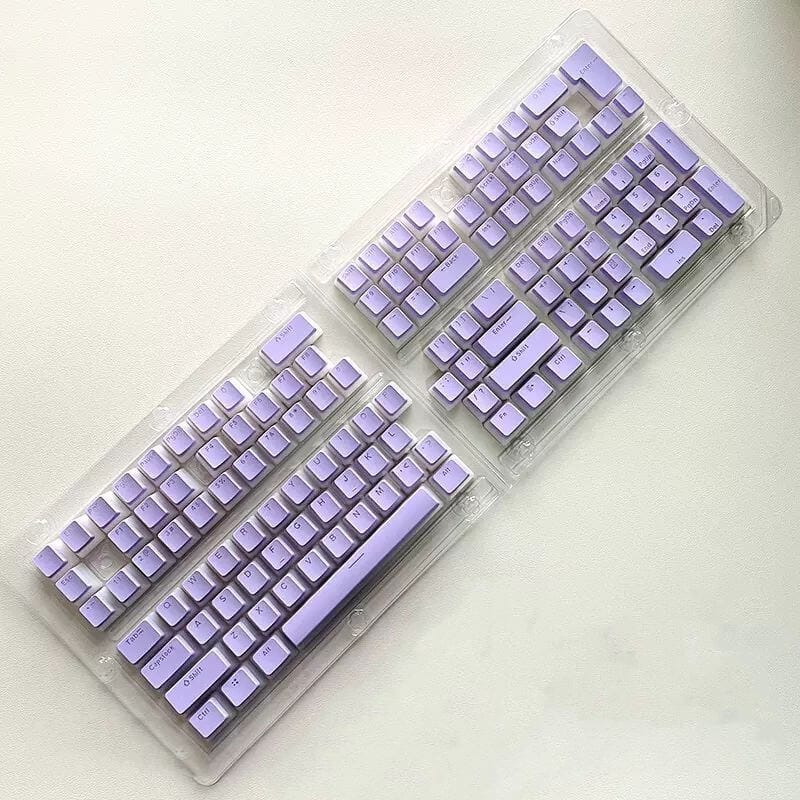 KeycapGuru OEM Pudding Keycap Set - PBT+PC, 129 Keys
